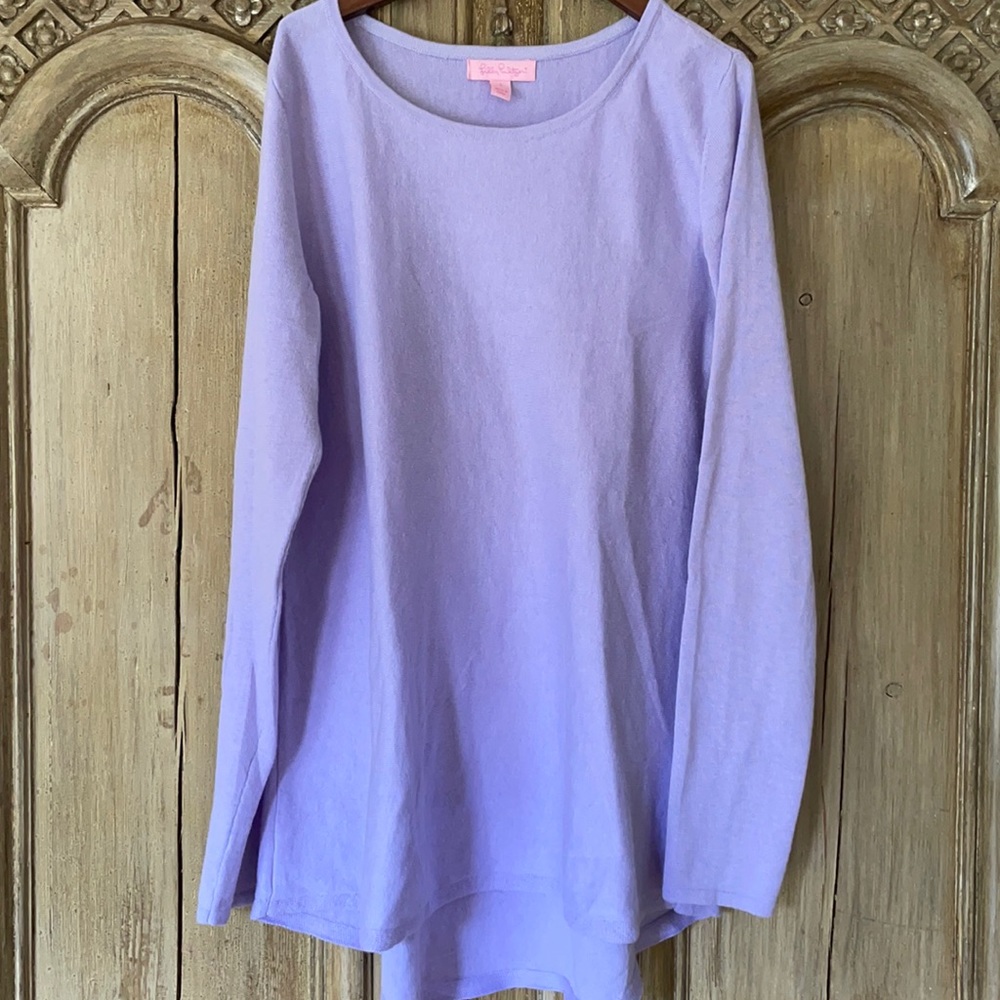 Lily Pulitzer long sleeve lavender top
